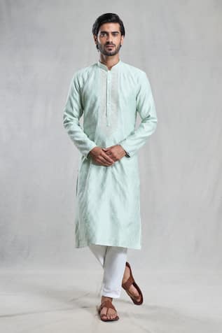 Aryavir Malhotra Thread Work Kurta Set 