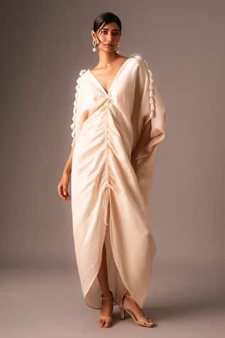 Evie Tassel Sleeve Embellished Kaftan 