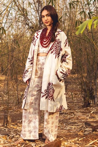 Akashi Clothing Wild Rose Print Jacket 