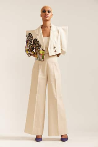 MINI SONDHI Picasso Structured Jacket With Pant 