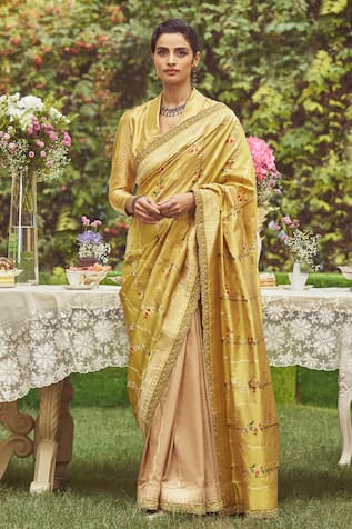 Kasturi Kundal Juan of Arc Handloom Saree With Unstitched Blouse Piece 