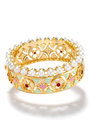 Shazé Lunars Lore Embellished Bangle 