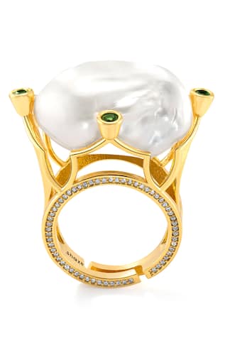 Shazé Elenor Eclipse Embellished Ring 