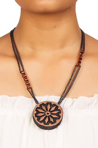 Ashoka Chakra Pendant Necklace 