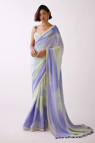 Basanti - Kapde Aur Koffee The Sea Shell Horizon Saree With Blouse 