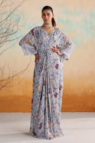 Seema Thukral Kalina Floral Print Kaftan 