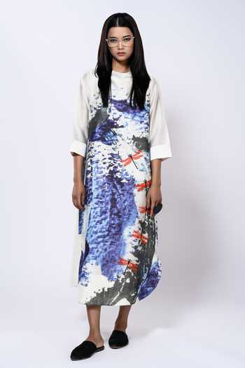 Taika By Poonam Bhagat Artistic Abstract Pattern Tunic 