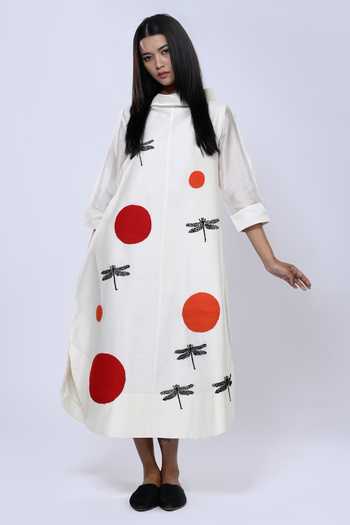 Taika By Poonam Bhagat Dragonfly Pattern Tunic 