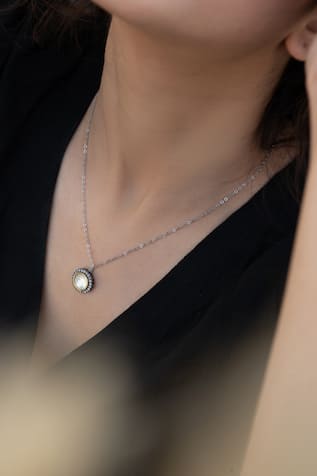 Polki Studded Pendant Necklace 