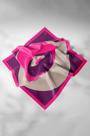 Cosmic Rings Silk Scarf 