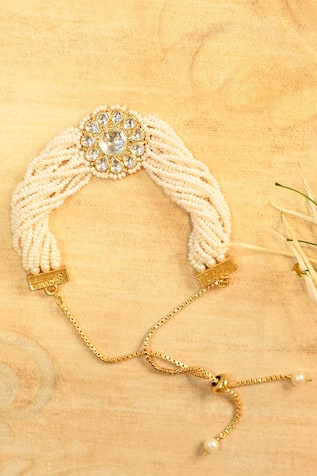 Kundan Embellished Designer Rakhi 