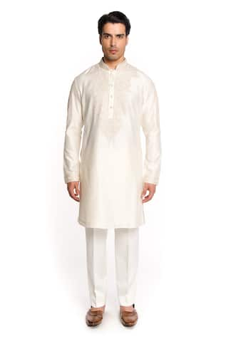 ARJUUN KILACHAND Resham Embroidered Straight Kurta 