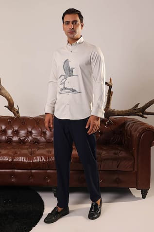 Abkasa Graff Embroidered Shirt 