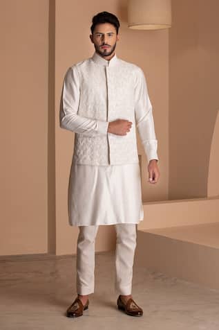 Amit Arora Mosaic Cutdana Embroidered Bundi Set 