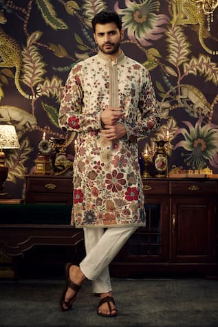 Kasbah Floral Embroidered Kurta 