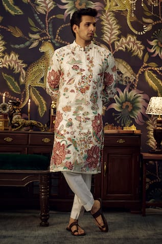 Kasbah Sequins Embroidered Sherwani 