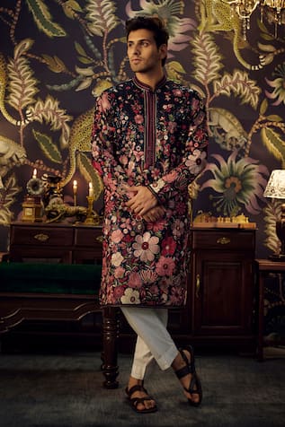 Kasbah Floral Embroidered Kurta 