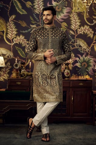 Kasbah Antique Thread & Sequin Work Kurta 