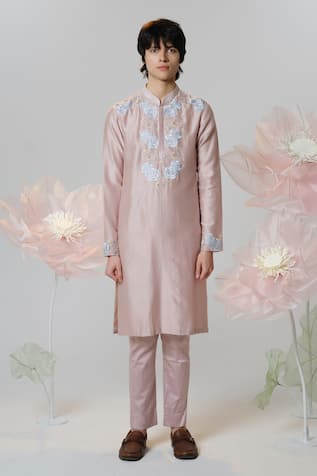 House of KOA Rose Embroidered Kurta With Pant 