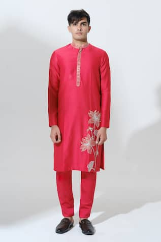 House of KOA Divine Louts Embroidered Kurta With Pant 