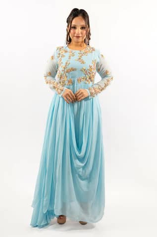 Floral Embroidered Kurti For Kids