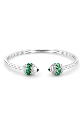 Lilah Stone Embellished Cuff Bracelet 