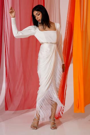 KEOO Malta Draped Dress 