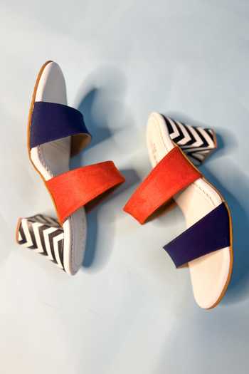 The Alter Freeda Solid Slip-On Block Heels 