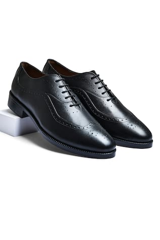 Bradley Genuine Leather Wholecut Oxford Shoes 