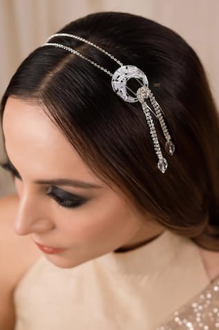 Maitri Zirconia Embellished Hairband 