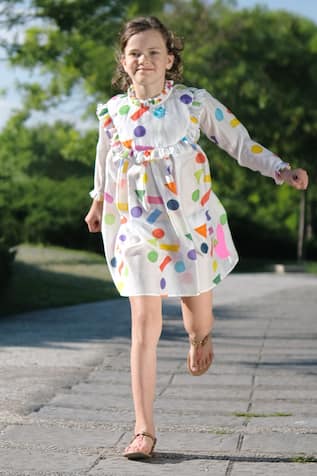Geometric Shape Print Dress 