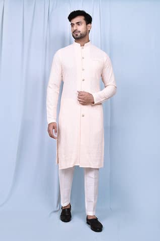 Bullian Bloom Embroidered Kurta With Pant 