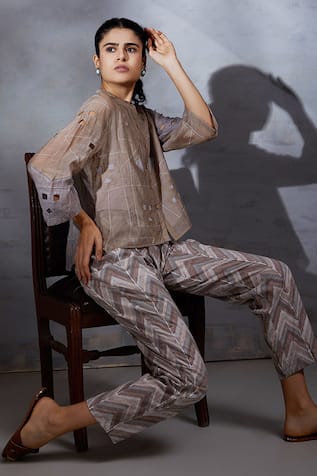 SHIKHA MALIK Adya Cut Work Detailed Shirt 