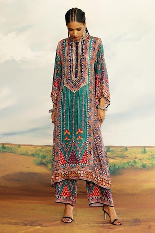 Rajdeep Ranawat Gayatri Printed Long Kurta 