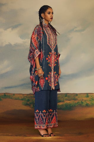 Rajdeep Ranawat Printed Hem Palazzo 