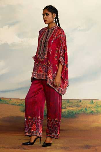 Rajdeep Ranawat Chanel Geometric Print Short Tunic 