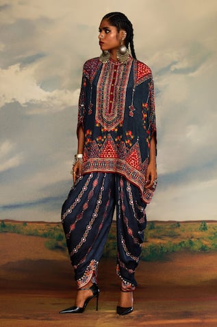 Rajdeep Ranawat Tribal Print Short Kaftan 