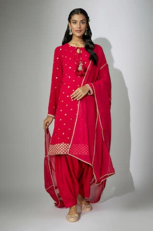 Nadima Saqib Zardosi & Marodi Work Kurta Salwar Set 