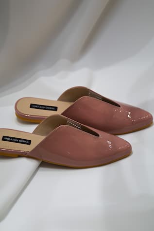 Cher Glossy Strap Flats 
