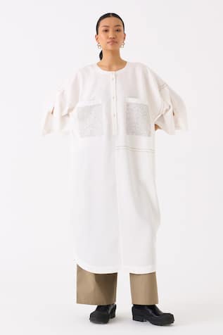 Three Long Patch Pocket Tunic 