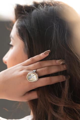 Polki Studded Ring 