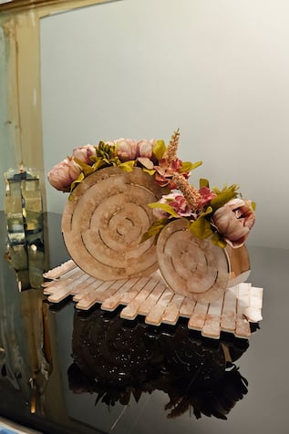 High Low Stone Studded Vase 