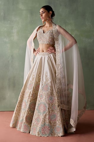 Suhino Gulaab Bahar Embroidered Lehenga Set 