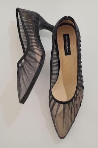 Brielle Sheer Textured Heels 