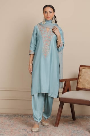 Nemaani Dori Embroidered Kurta Salwar Set 