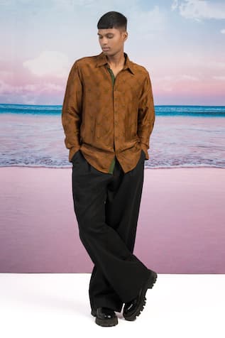 Siddhartha Bansal Tiger Printed Shirt 