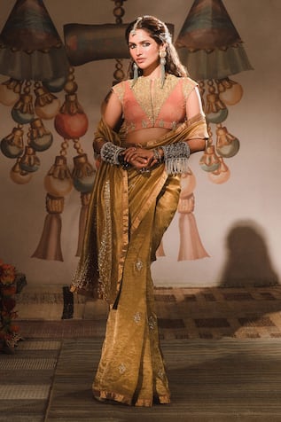 Masaba Mysore Pak Saree With Blouse