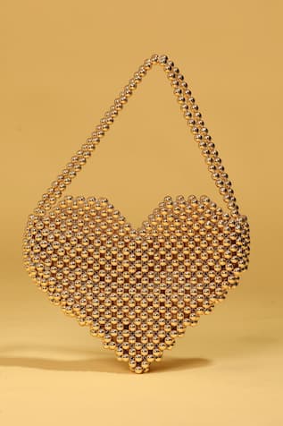 MODARTA Heart Shaped Pearl Bag 