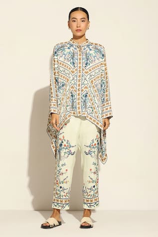 RANNA GILL Esme Floral Print Kaftan 