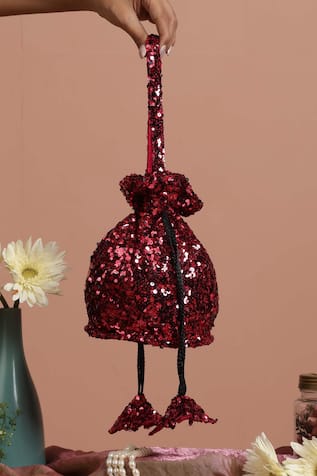 Sequin Embellished Potli 